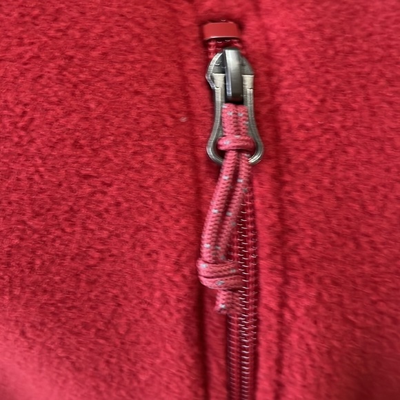 LL Bean Petite Small Woman’s Fleece Vest; Burnt Orange color - Picture 7 of 7